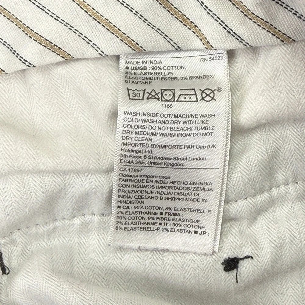Banana Republic Chino Pants Men 31x30 Charcoal Gray Fulton Slim Straight Stretch